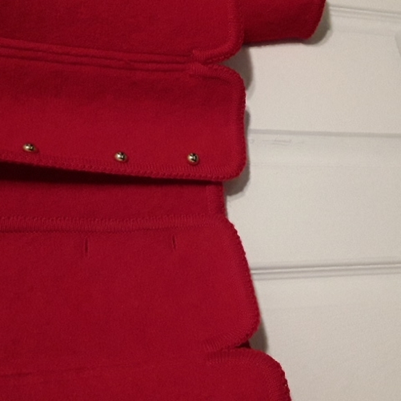 COPY - The Eagles Eye red wool high waist blazer. Size 8 - Picture 6 of 7